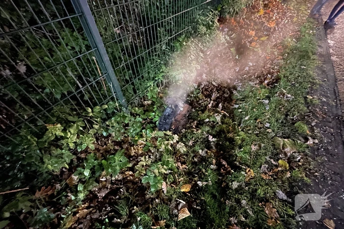 Brand in schoorsteen van woning