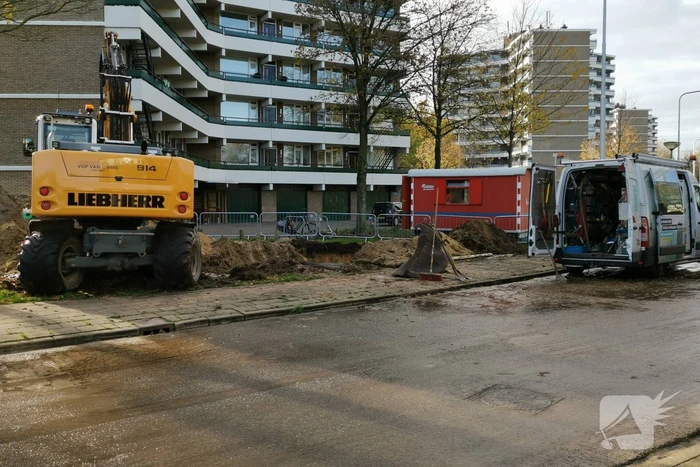 De Steinen zonder water door leidingbreuk