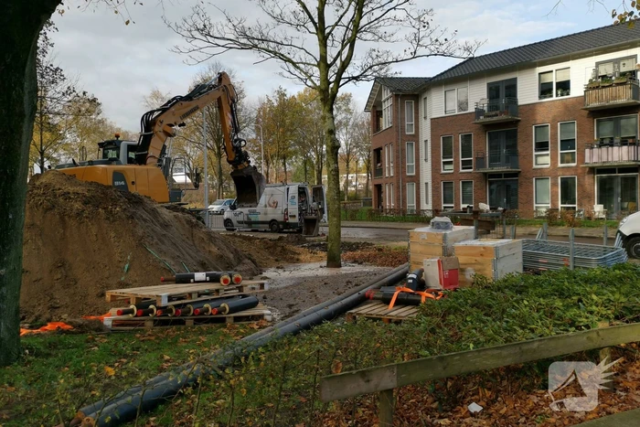 De Steinen zonder water door leidingbreuk