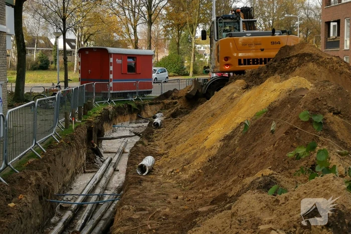De Steinen zonder water door leidingbreuk