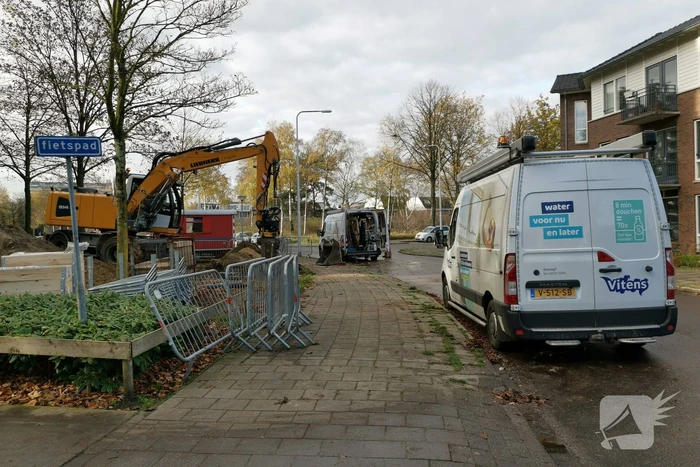 De Steinen zonder water door leidingbreuk