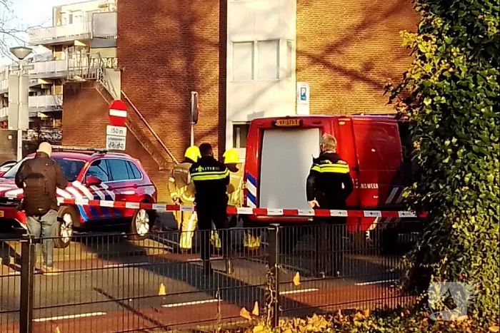 Gebied afgezet na incident