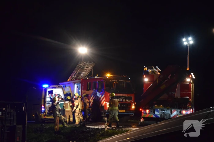 Zeer ernstig ongeval tussen vrachtwagen en bestelbus
