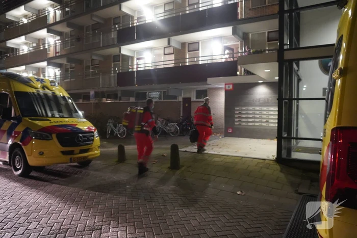 Traumahelikopter landt voor incident in woning