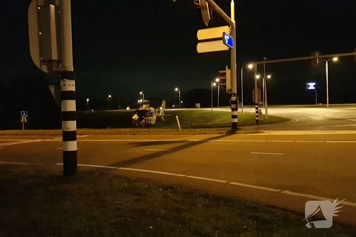 Traumahelikopter landt voor incident in woning