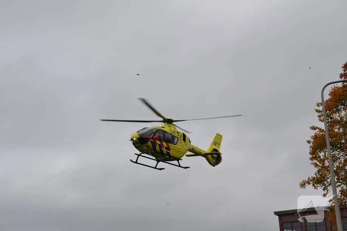 Traumahelikopter landt voor incident