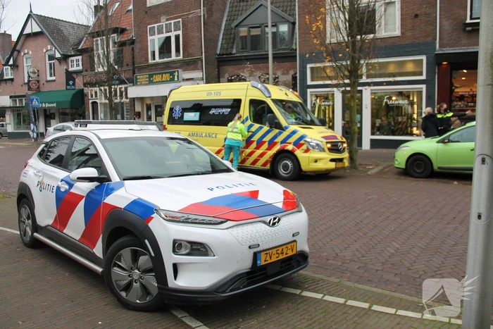 Ongeval tussen personenauto en scootmobiel