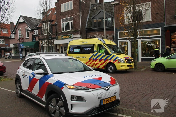 Ongeval tussen personenauto en scootmobiel