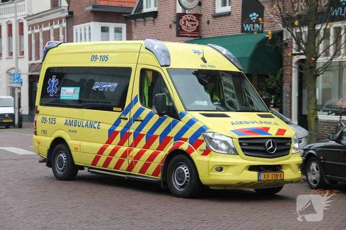 Ongeval tussen personenauto en scootmobiel