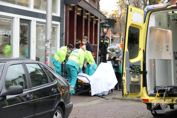 Ongeval tussen personenauto en scootmobiel