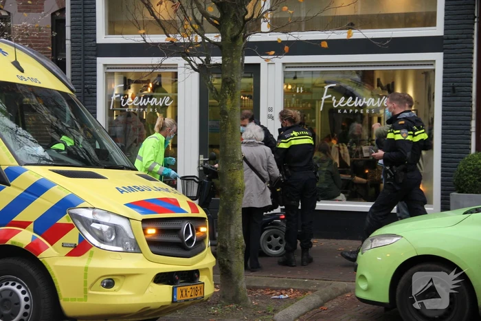 Ongeval tussen personenauto en scootmobiel