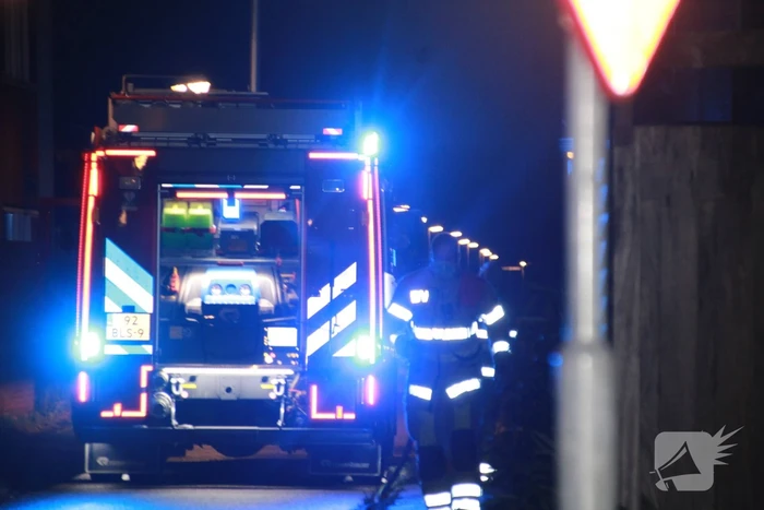 Brand in woning door vuurwerk