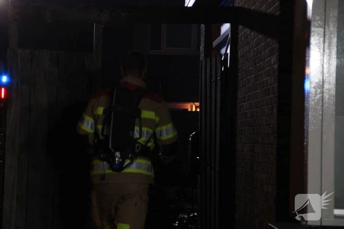 Brand in woning door vuurwerk