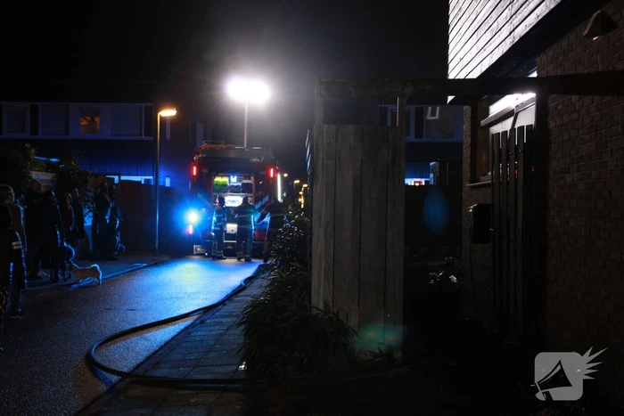 Brand in woning door vuurwerk