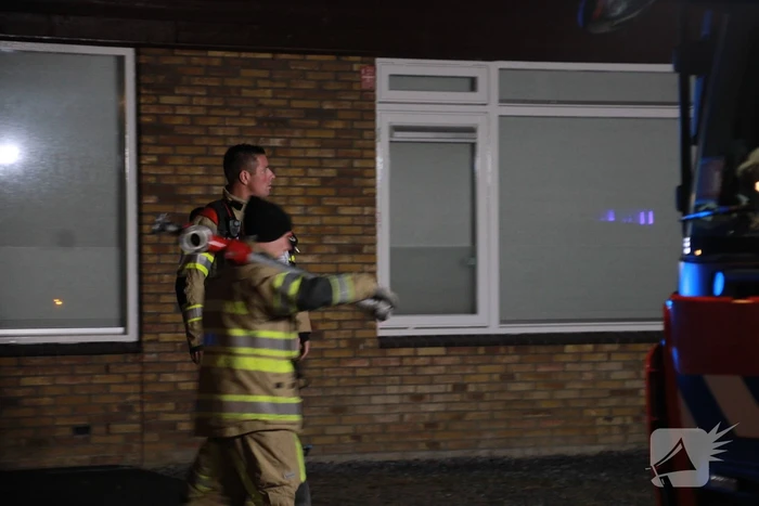 Brand in woning door vuurwerk