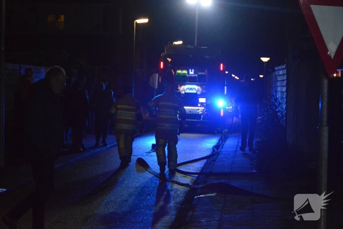 Brand in woning door vuurwerk