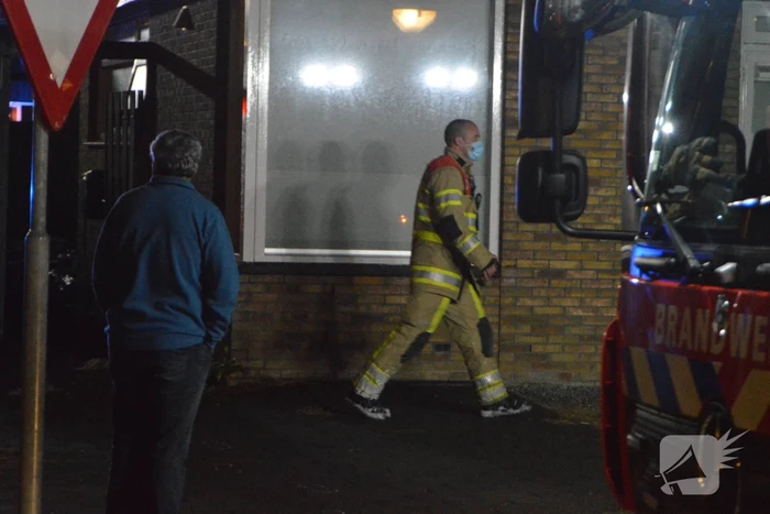 Brand in woning door vuurwerk