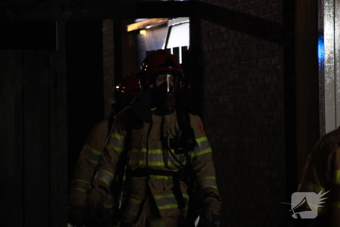 Brand in woning door vuurwerk