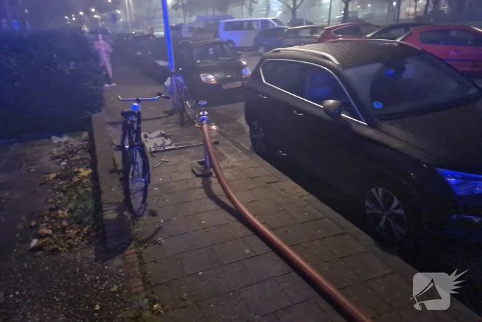 Auto volledig uitgebrand