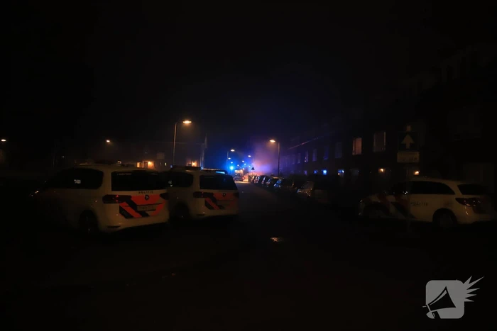 Auto volledig uitgebrand