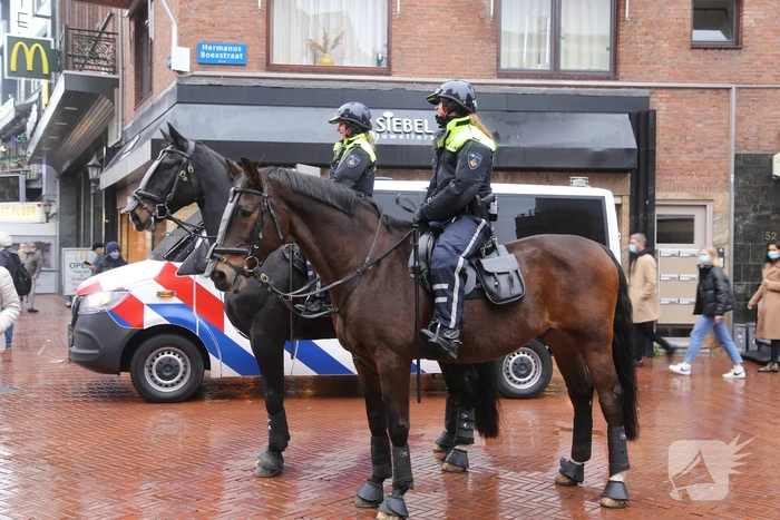 Veel politie door demonstratie voor Zwarte Piet