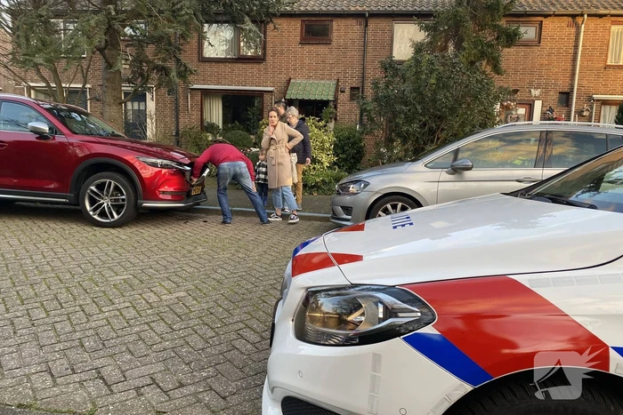 Bestuurster botst tegen twee voertuigen met inparkeren