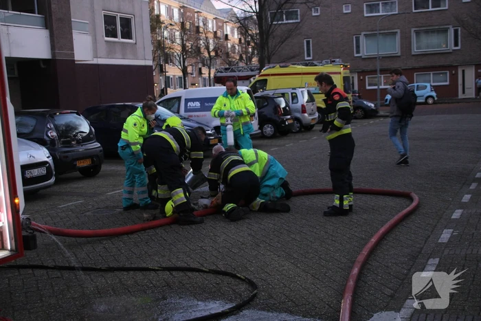 Gewonde bij uitslaande brand in flat