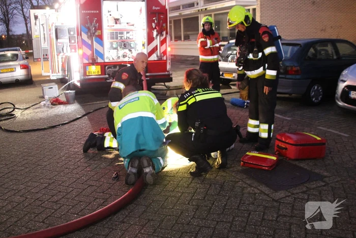 Gewonde bij uitslaande brand in flat
