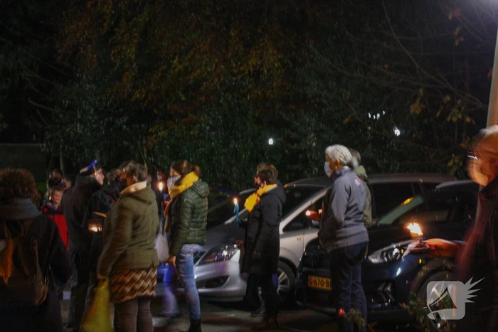 Protest tegen overplaatsing Irakees gezin uit azc