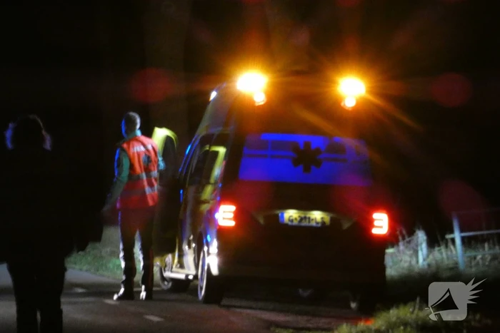 Auto botst op boom