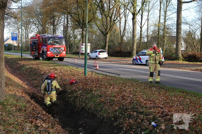 Gemeente raakt gasleiding tijdens schoonmaken van sloot