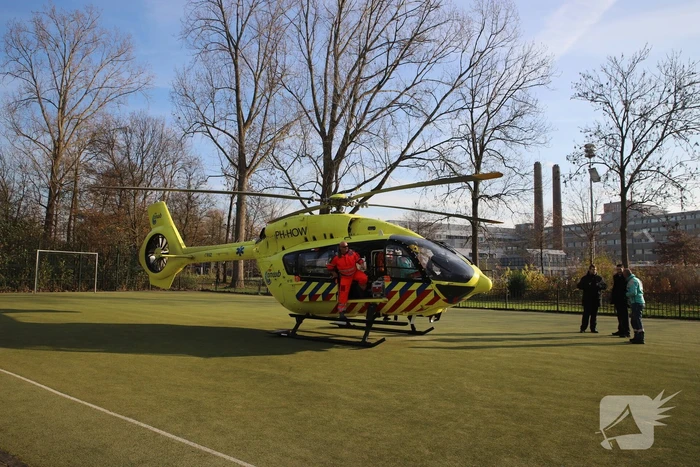 Inzet traumahelikopter trekt veel bekijks