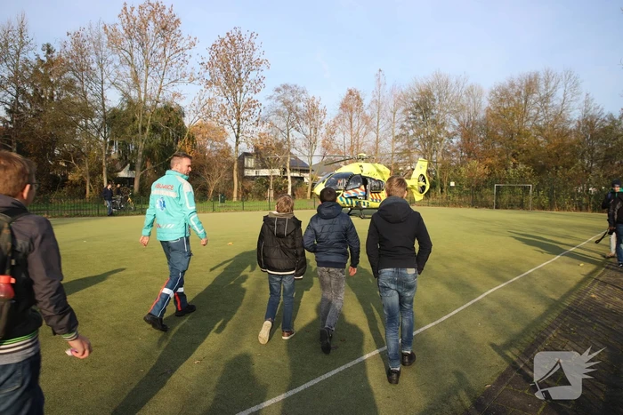 Inzet traumahelikopter trekt veel bekijks