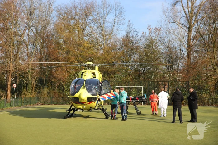 Inzet traumahelikopter trekt veel bekijks