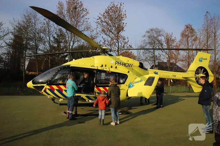 Inzet traumahelikopter trekt veel bekijks