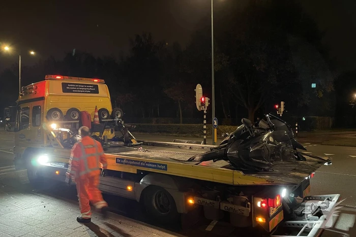 Motorrijder gewond na aanrijding met auto