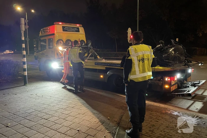 Motorrijder gewond na aanrijding met auto