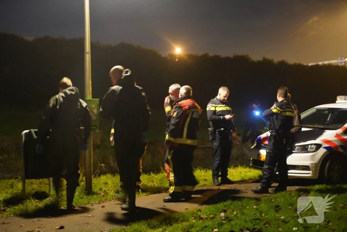 Onderzoek naar gevonden spullen in sloot