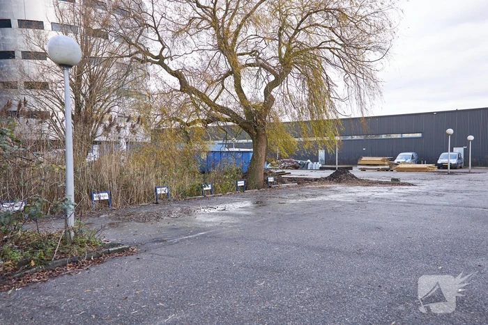 Verloederd Fläktgebouw van binnen gestript