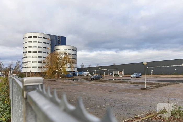 Verloederd Fläktgebouw van binnen gestript