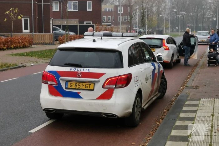 Een gewonde bij kop-staart aanrijding