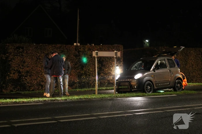 Botsing tussen vier auto's