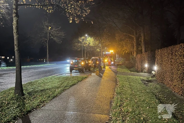 Botsing tussen vier auto's
