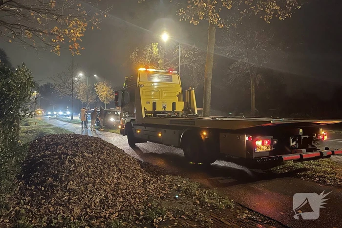 Botsing tussen vier auto's