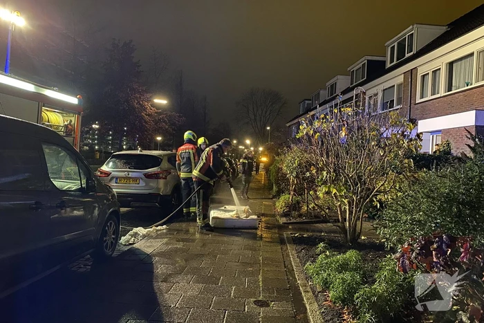 Matras vat vlam in woning