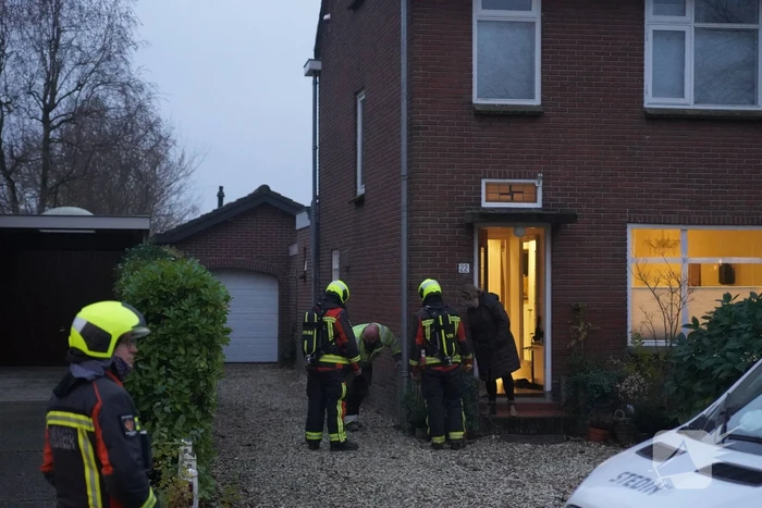 Gaslekkage bij woning
