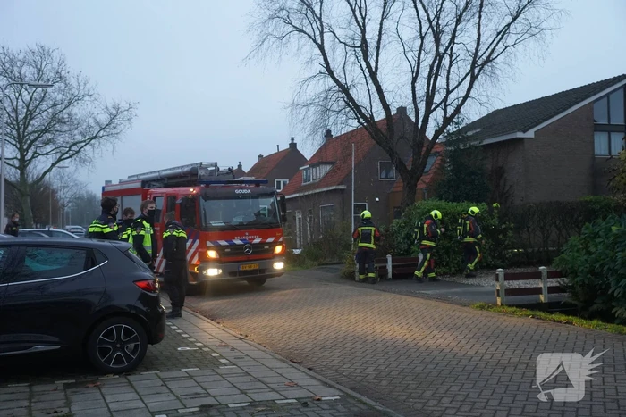 Gaslekkage bij woning