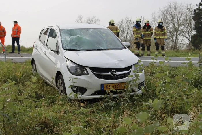 Traumahelikopter landt voor zwaargewond persoon