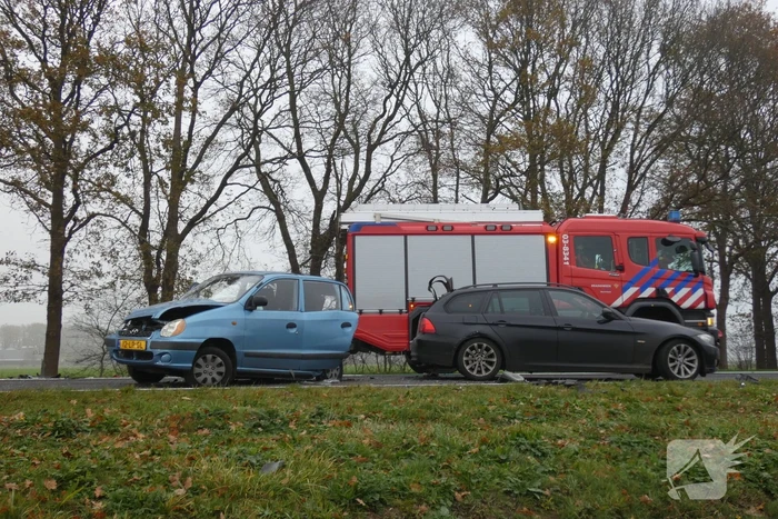 Meerdere voertuigen betrokken bij verkeersongeval