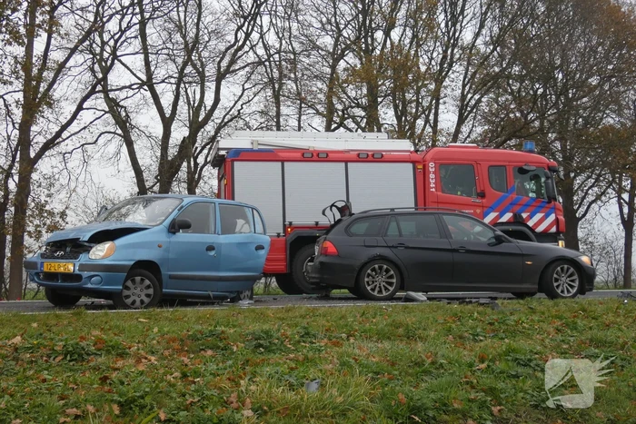Meerdere voertuigen betrokken bij verkeersongeval